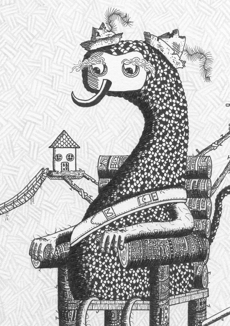 Limited Edition Print "Sat Upon Thy Throne"