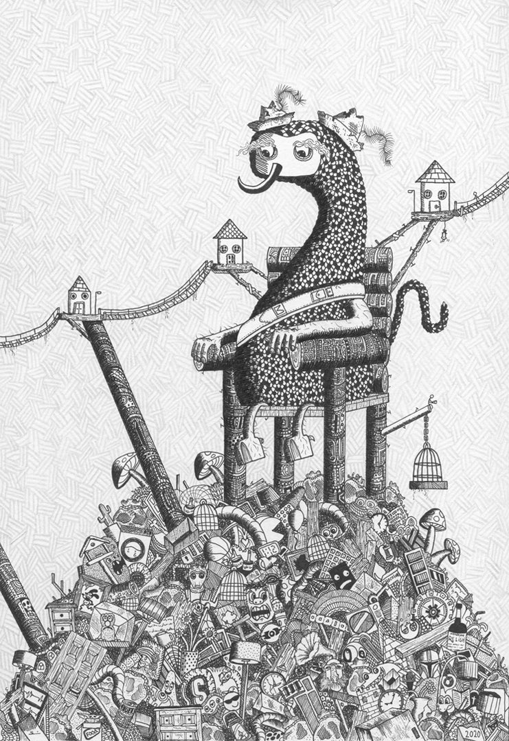Limited Edition Print "Sat Upon Thy Throne"