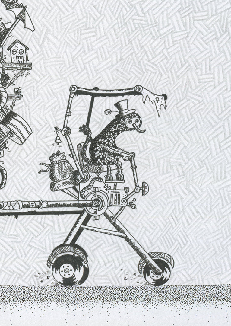 Limited Edition Print "Towing at a Snails"